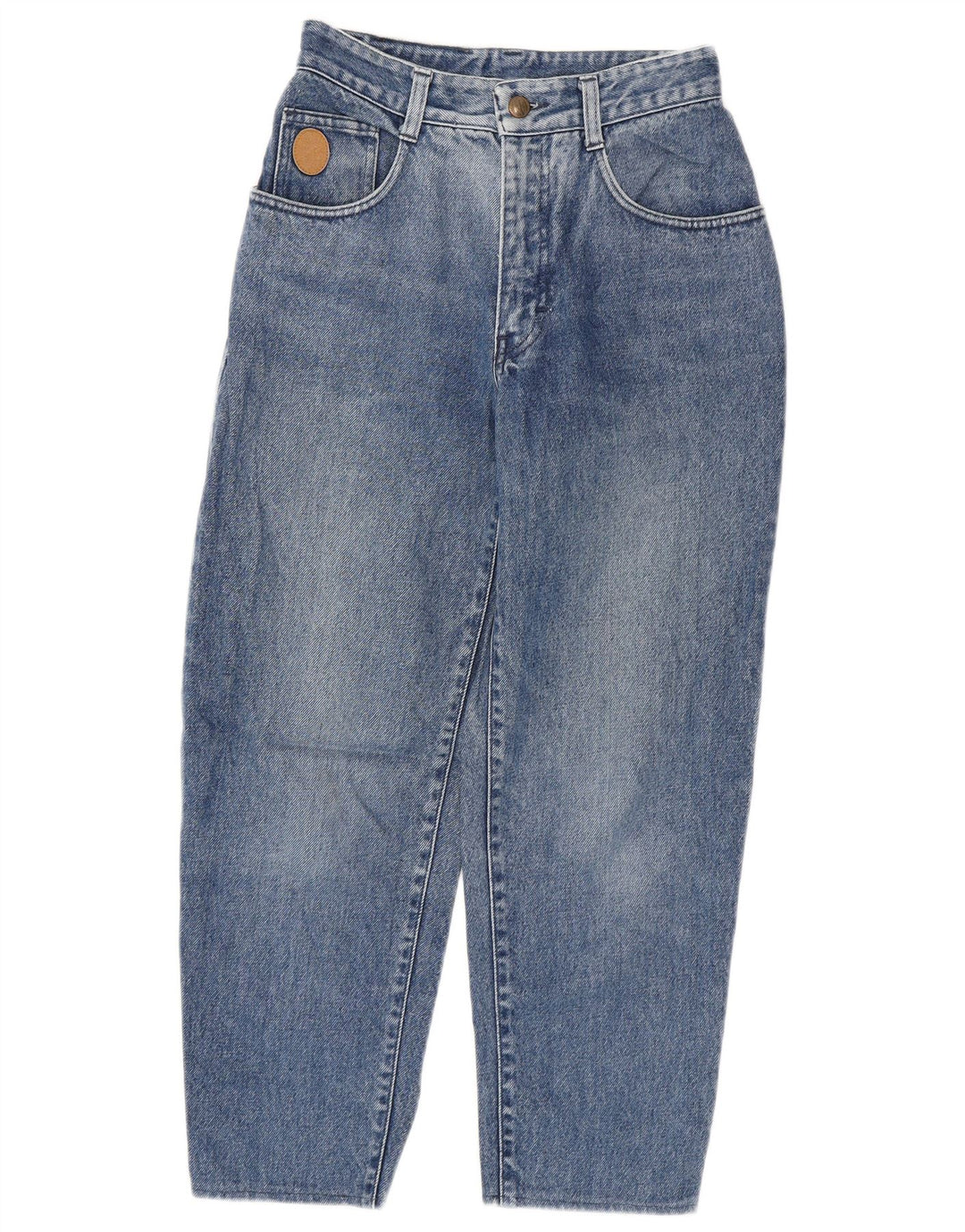 Trussardi Damen-Cropped-Jeans W28 L24 Blaue Baumwolle