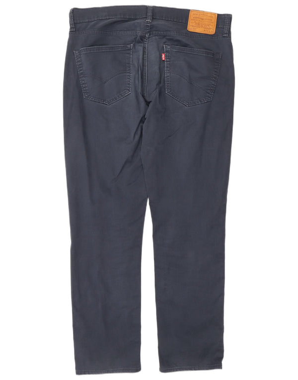 Levi's Herren 511 Straight Casual Hose W34 L30 Marineblaue Baumwolle