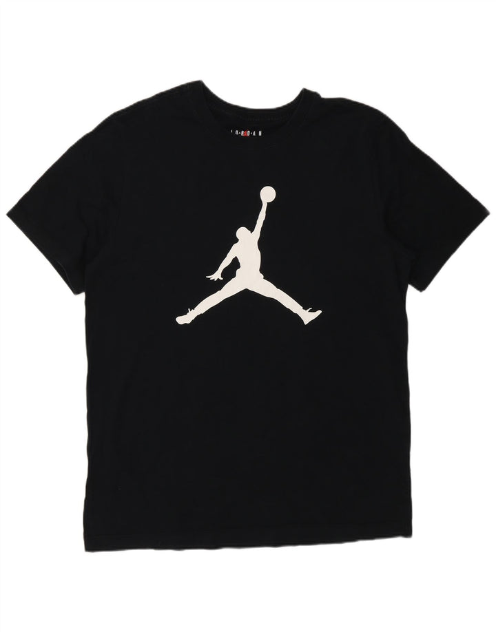 Jordan Herren Air Graphic T-Shirt Top Large Schwarz