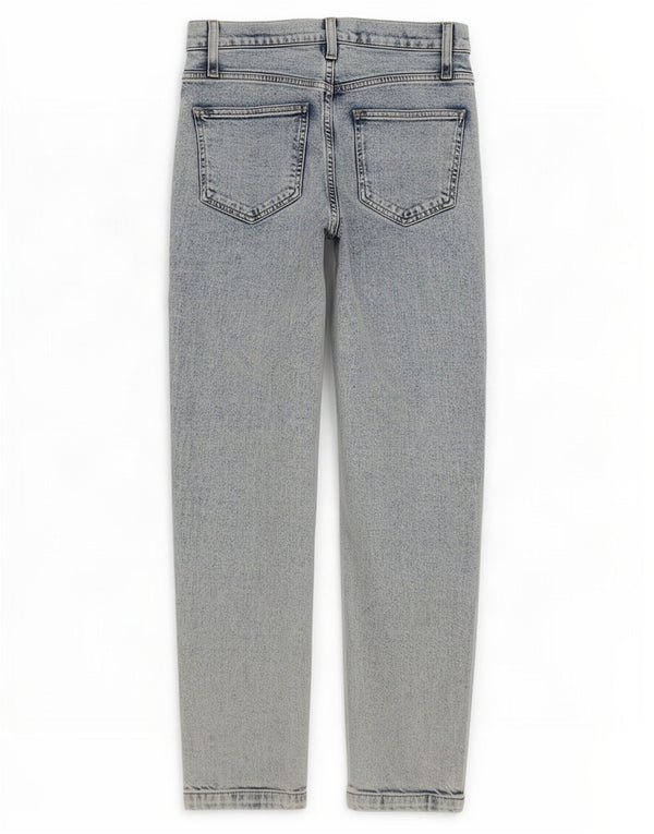 Calvin Klein Damen Mom High Waist Tapered Jeans W27 L27 Blau