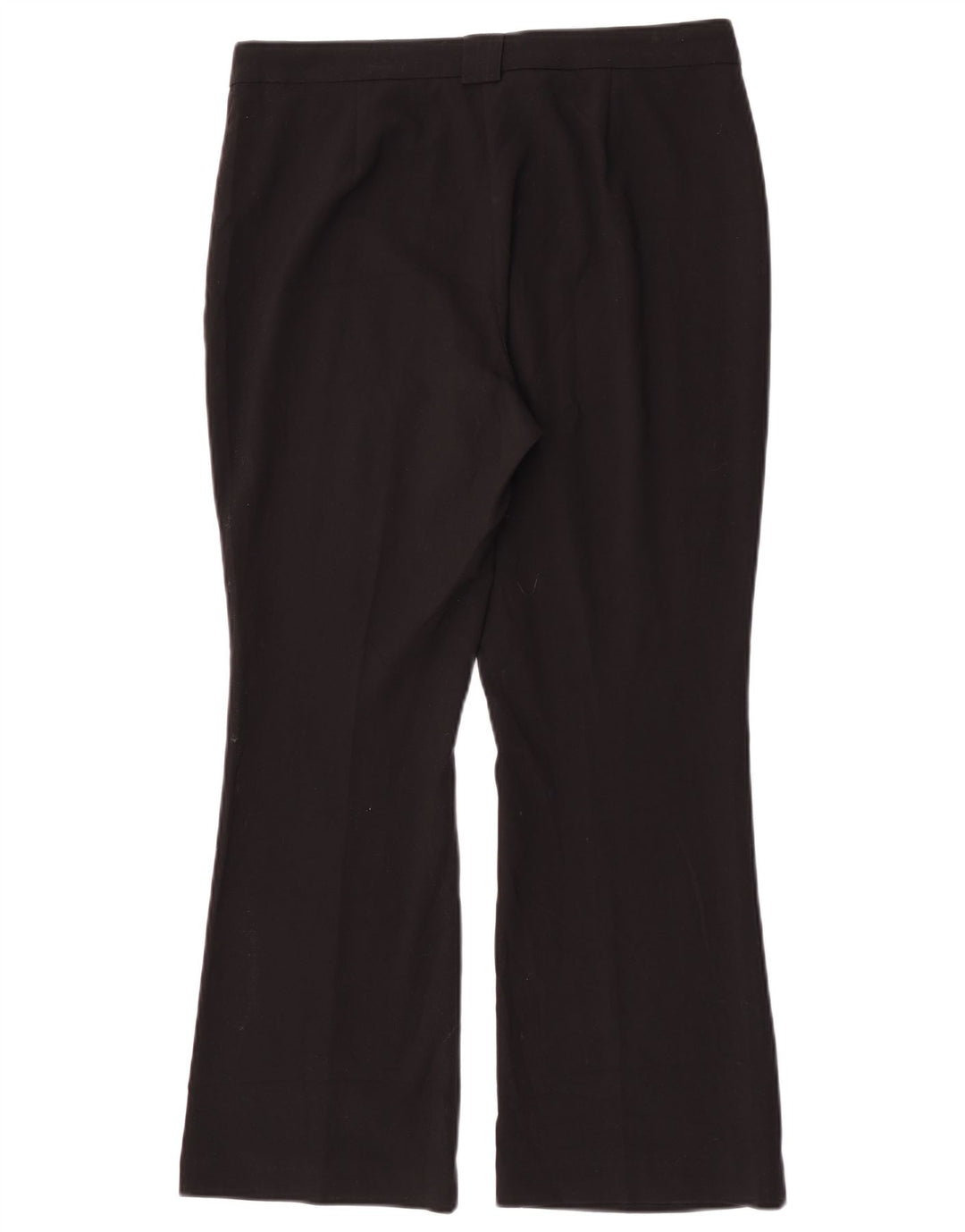 Marks & Spencer Damen Bootcut-Anzughose UK 12 Medium W30 L27 Schwarz
