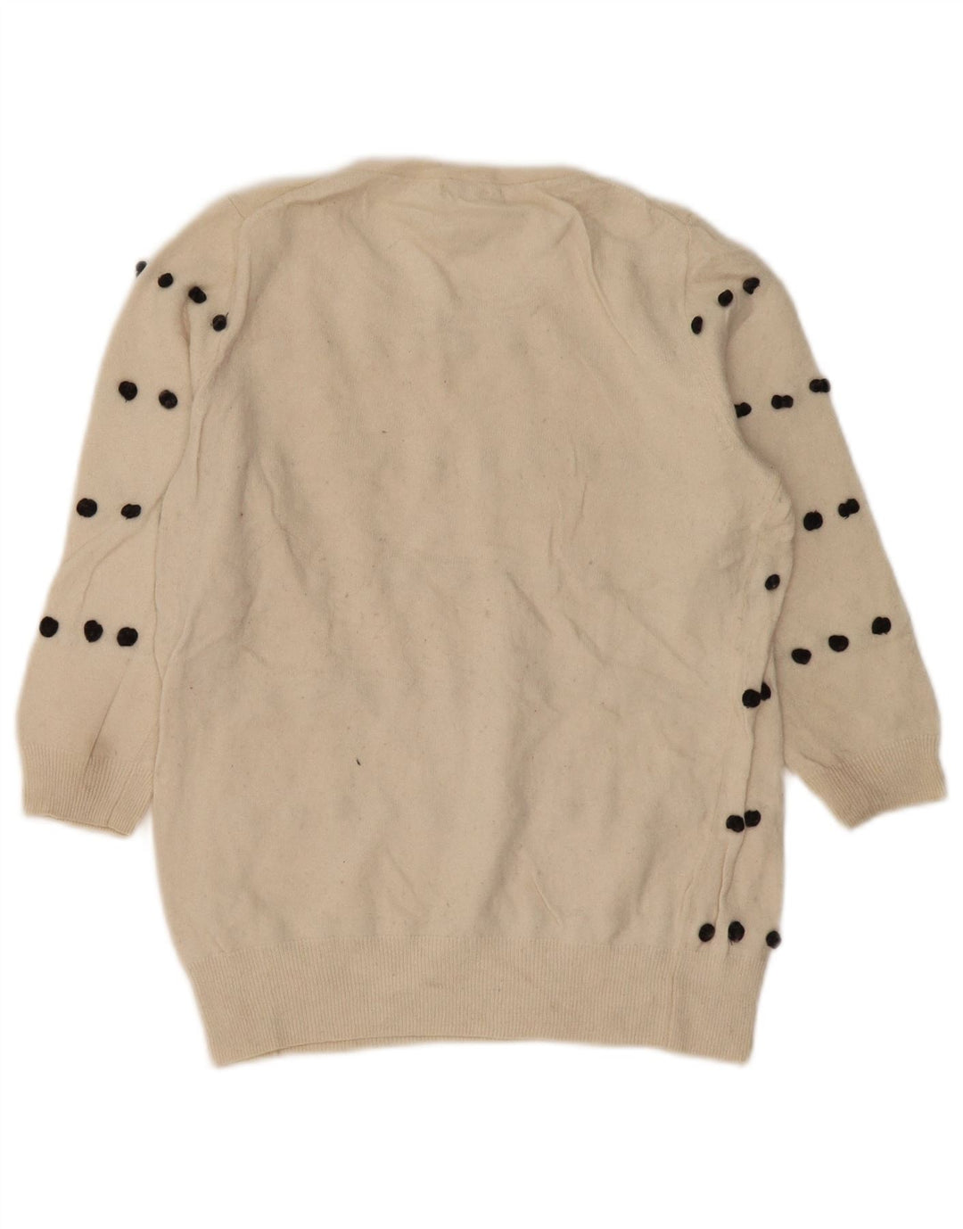 J. Crew Damen-Pullover mit U-Boot-Ausschnitt, Gr. 10, Größe S, gebrochenes Weiß, Viskose