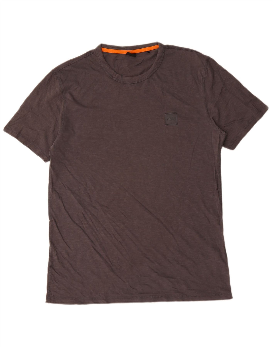 Hugo Boss Herren T-Shirt Top Large Grau Baumwolle