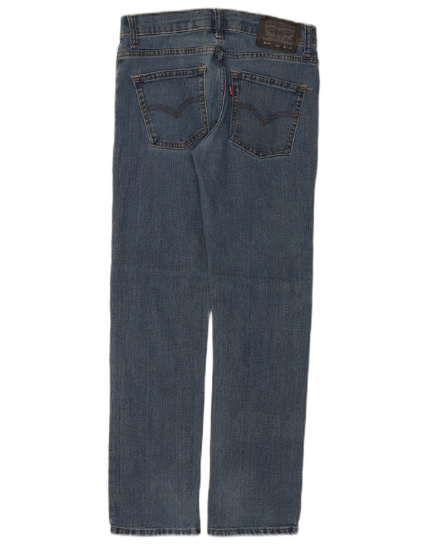 LEVI'S Jungen 511 Slim Jeans 11–12 Jahre W26 L26 Blaue Baumwolle