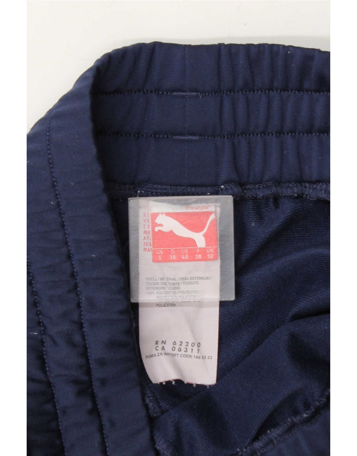 Puma Damen Trainingshose Jogger UK 10 Small Marineblau Polyester