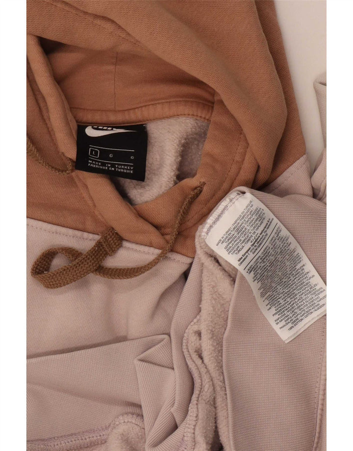 Nike Damen-Pullover mit übergroßem Kapuzenpullover, Gr. 16, groß, mehrfarbig, Farbblock