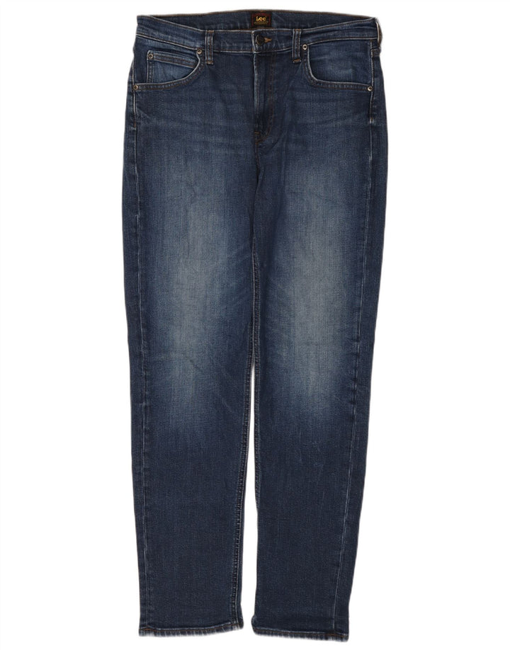 Lee Herren Austin Tapered Jeans W31 L32 Blaue Baumwolle