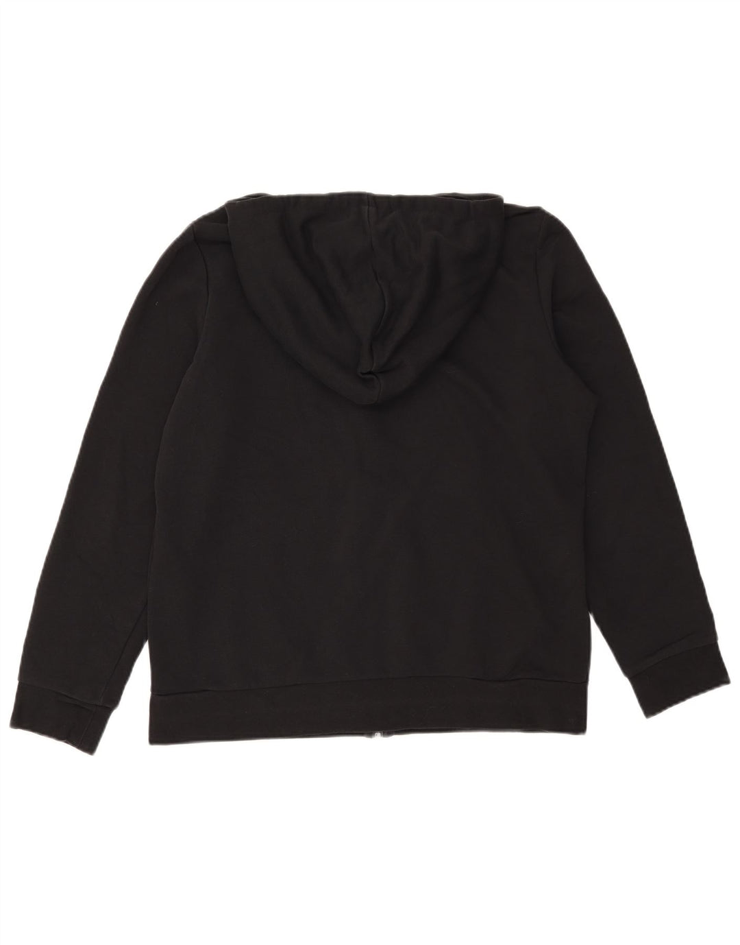 Adidas Herren Kapuzenpullover mit grafischem Reißverschluss, groß, Schwarz