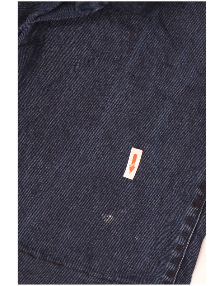 Massimo Dutti Damen Bootcut Jeans EU 36 XS W26 L29 Marineblau Lyocell
