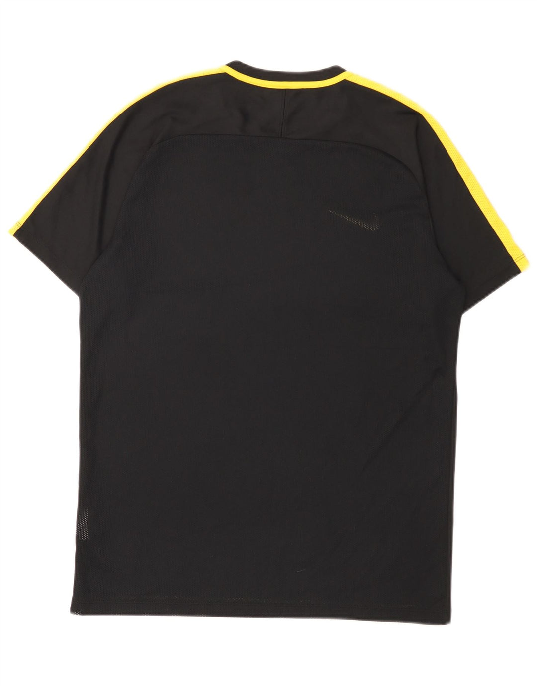 Nike Herren Dri Fit T-Shirt-Oberteil, großes, schwarzes Farbblock-Polyester