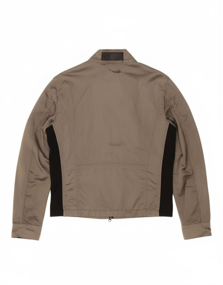 REFRIGIWEAR Womens Bomber Jacket UK 16 Large Grey Colourblock Polyamide