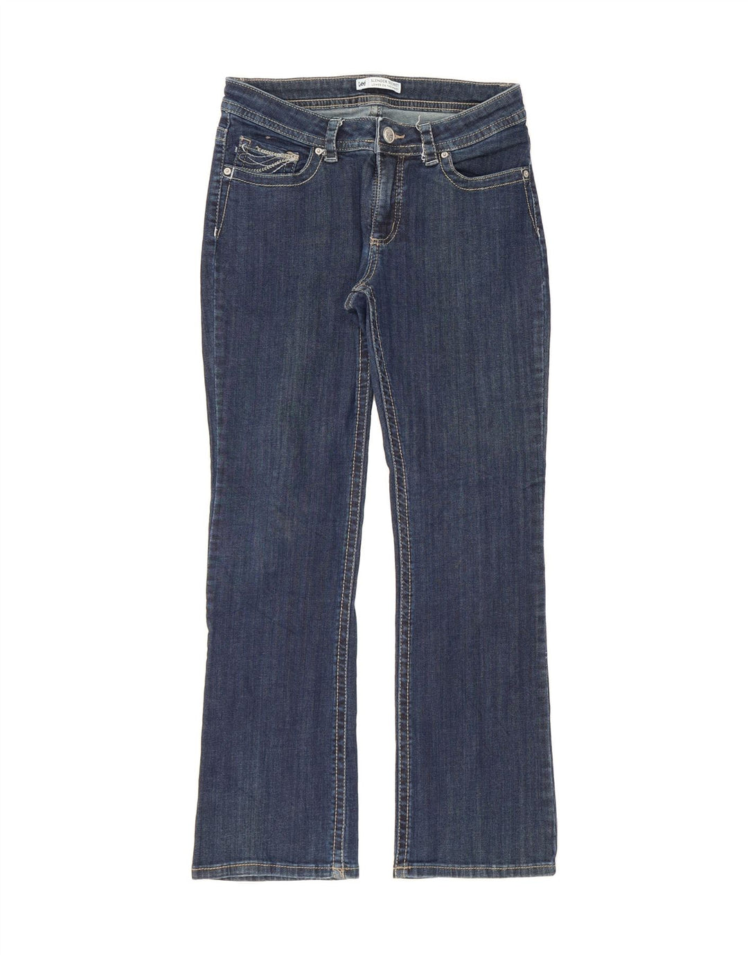 LEE Womens Slender Secret Bootcut Jeans W28 L29 Blue Cotton Vintage Lee and Second-Hand Lee from Messina Hembry 