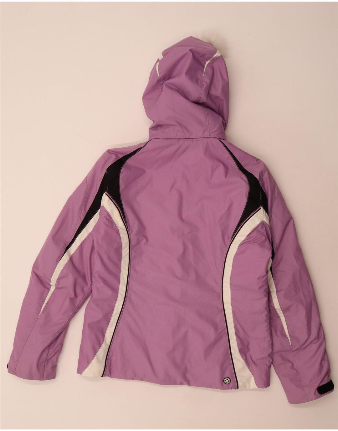 Colmar Damen Skijacke mit Kapuze IT 46 Large Lila Colourblock