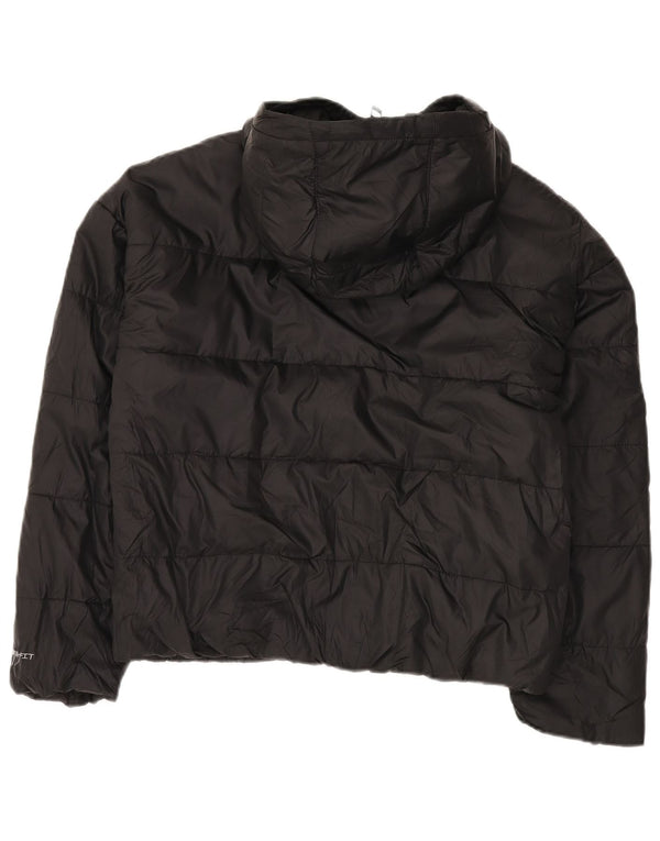 Nike Damen Therma-Fit Hooded Oversized Wattierte Jacke UK 10 Small Schwarz