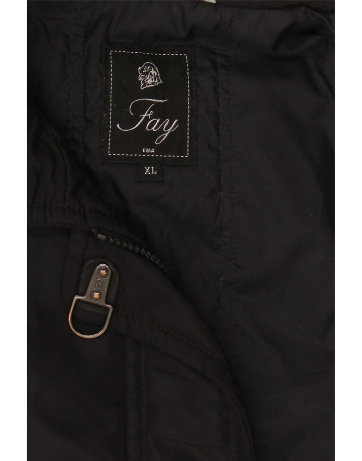 Fay Damen Windjacke UK 18 XL Schwarz