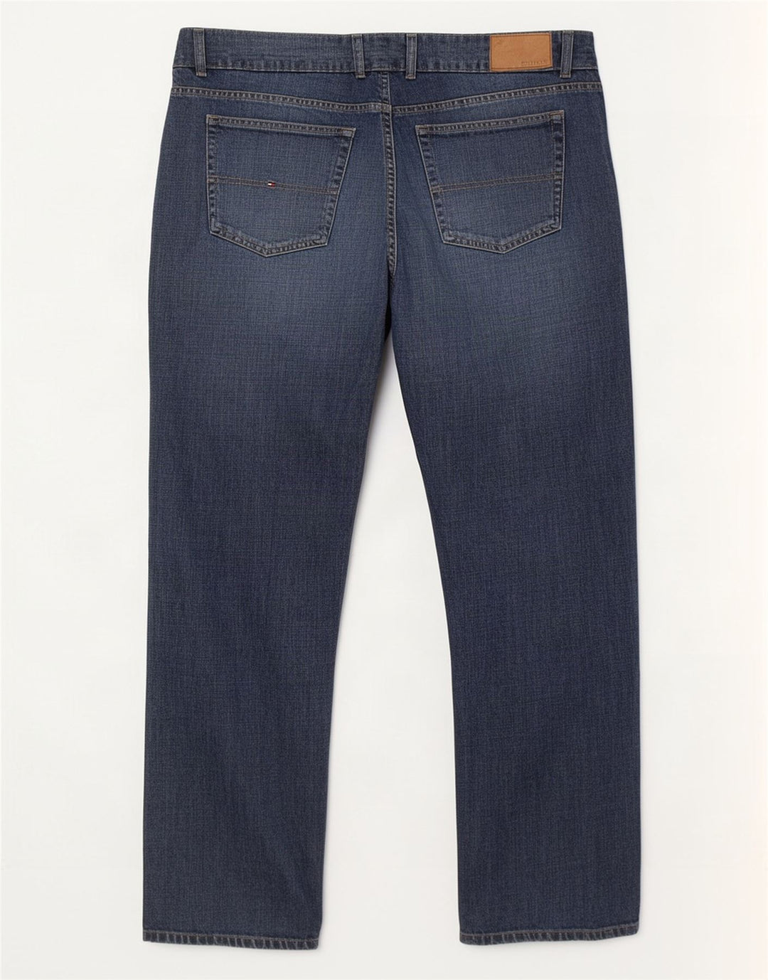 Tommy Hilfiger Herren Straight Jeans W38 L30 Blaue Baumwolle