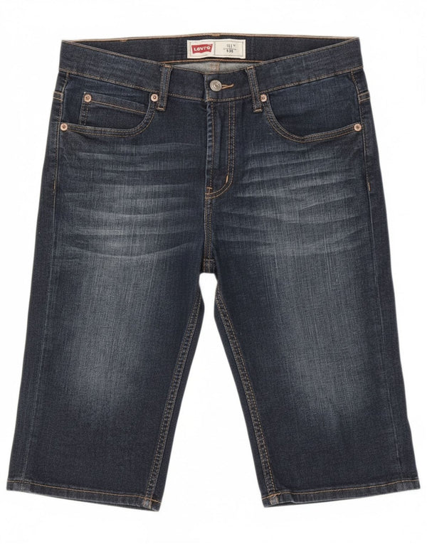 Levi's Jungen 511 Slim Denim Shorts 15–16 Jahre W30 Blaue Baumwolle