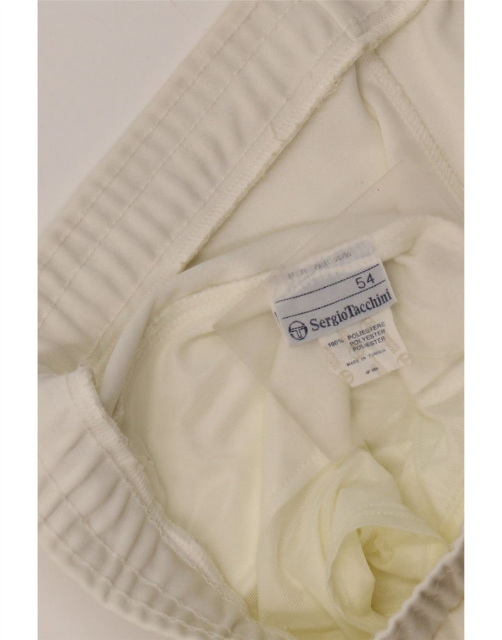 Sergio Tacchini Herren Sportshorts IT 54 XL Weiß Polyester
