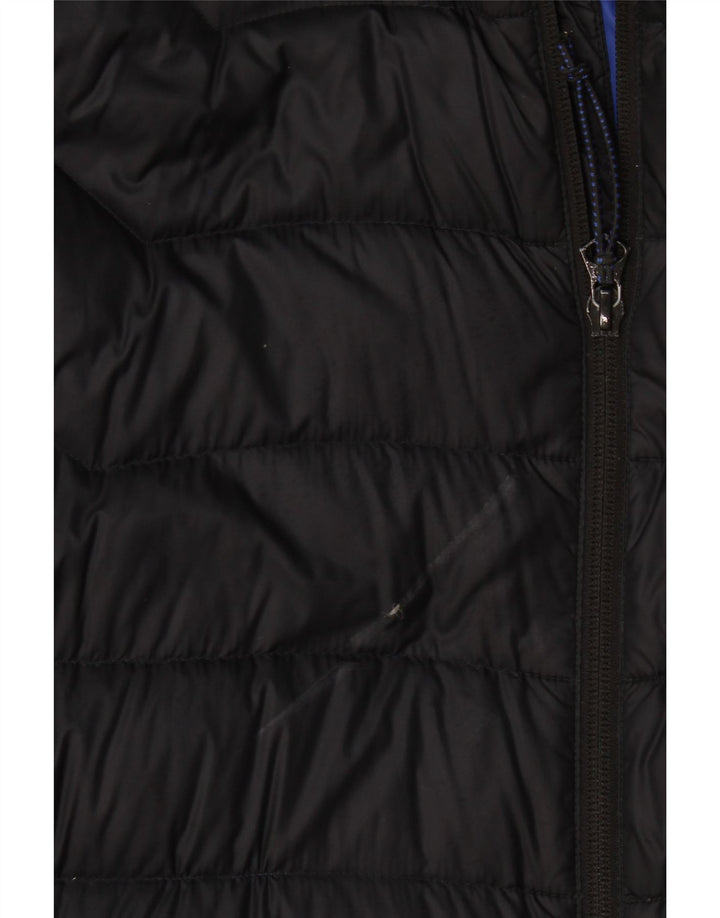 Tommy Hilfiger Herren Wattierte Jacke UK 40 Large Schwarz Nylon
