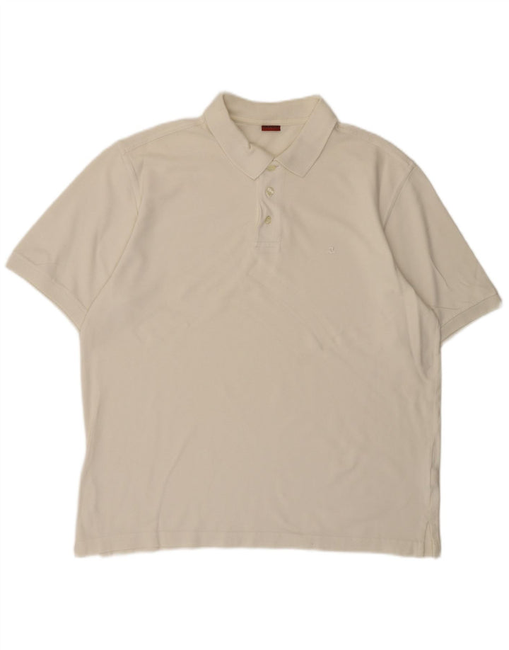 Invicta Herren-Poloshirt, große weiße Baumwolle