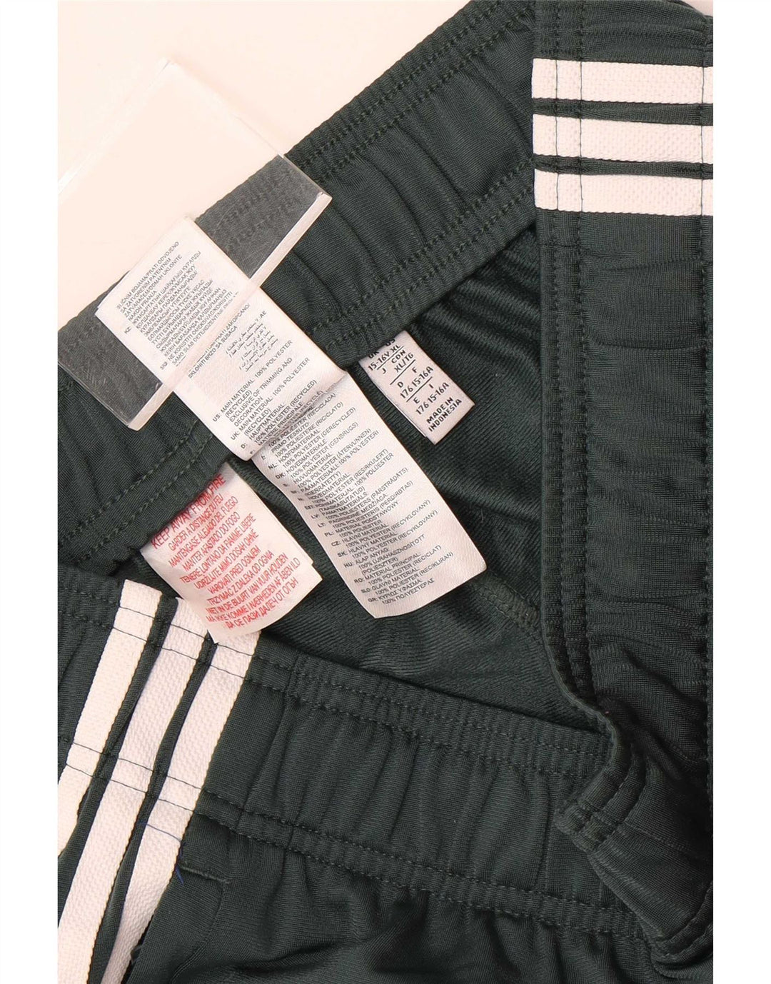 Adidas Trainingshose für Jungen, Jogger, 15–16 Jahre, grünes Polyester