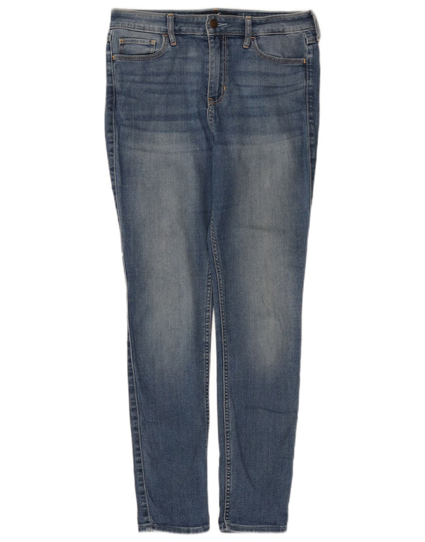 Hollister Damen High Rise Skinny Jeans US 7 Medium W28 L28 Blaue Baumwolle