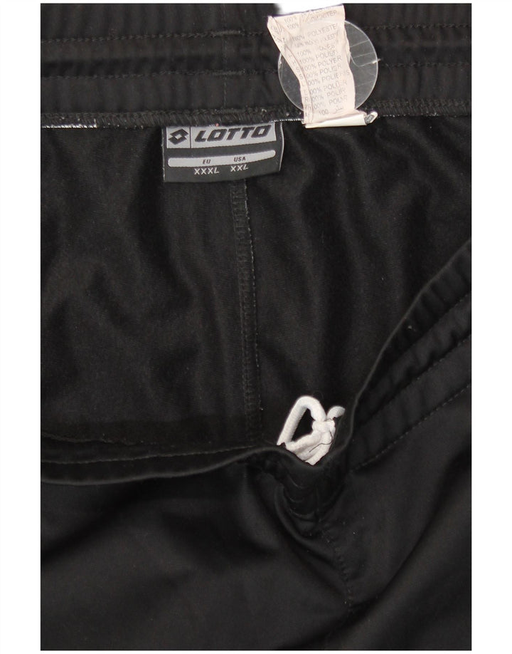 Lotto Damen-Trainingshose, UK 22 3XL, schwarzes Polyester