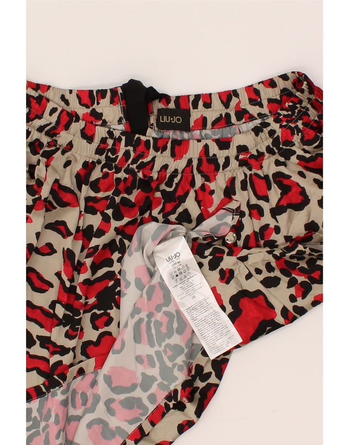 LIU JO Womens Blouse Top IT 44 Medium Grey Flecked Polyester Vintage Liu Jo and Second-Hand Liu Jo from Messina Hembry 