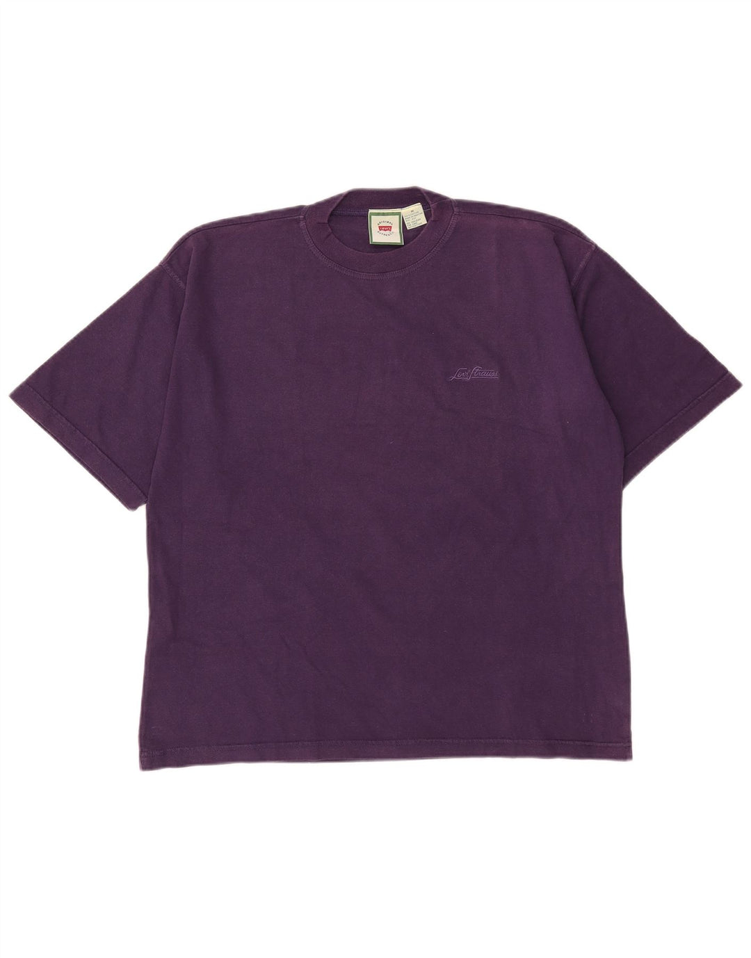 Levi's Herren-T-Shirt-Oberteil aus mittelvioletter Baumwolle