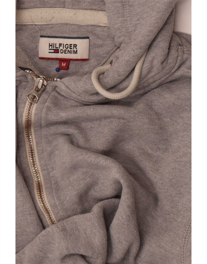 Tommy Hilfiger Herren-Kapuzenpullover mit Reißverschluss, Mittelgrau