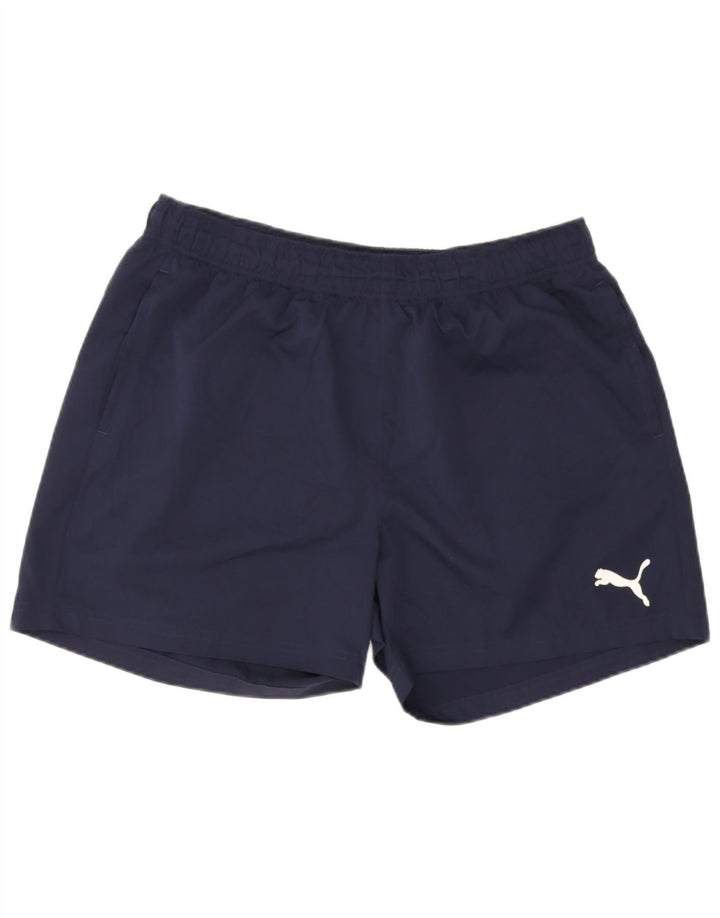Puma Herren Sport Shorts XL Marineblau Polyester
