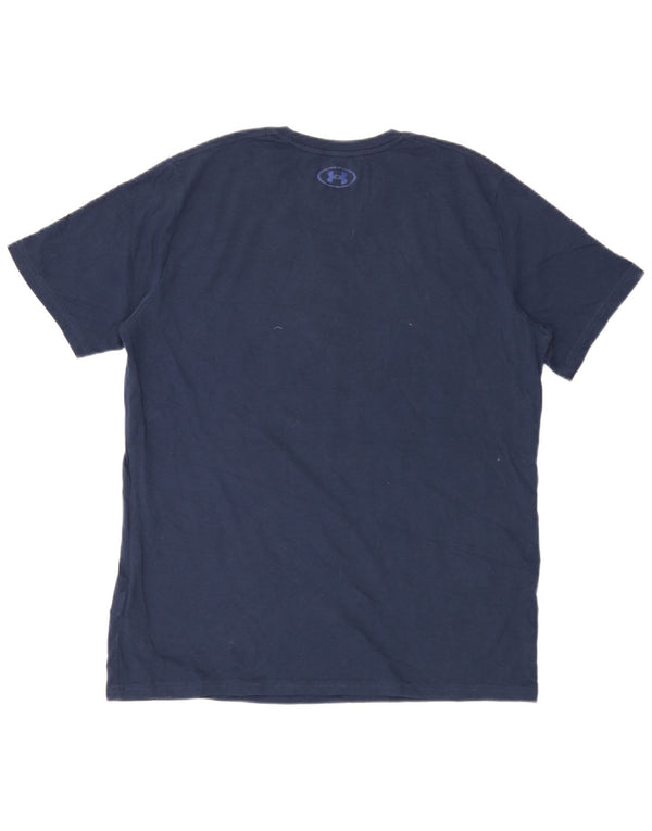 Under Armour Herren-T-Shirt mit Grafik, groß, marineblau, Baumwolle