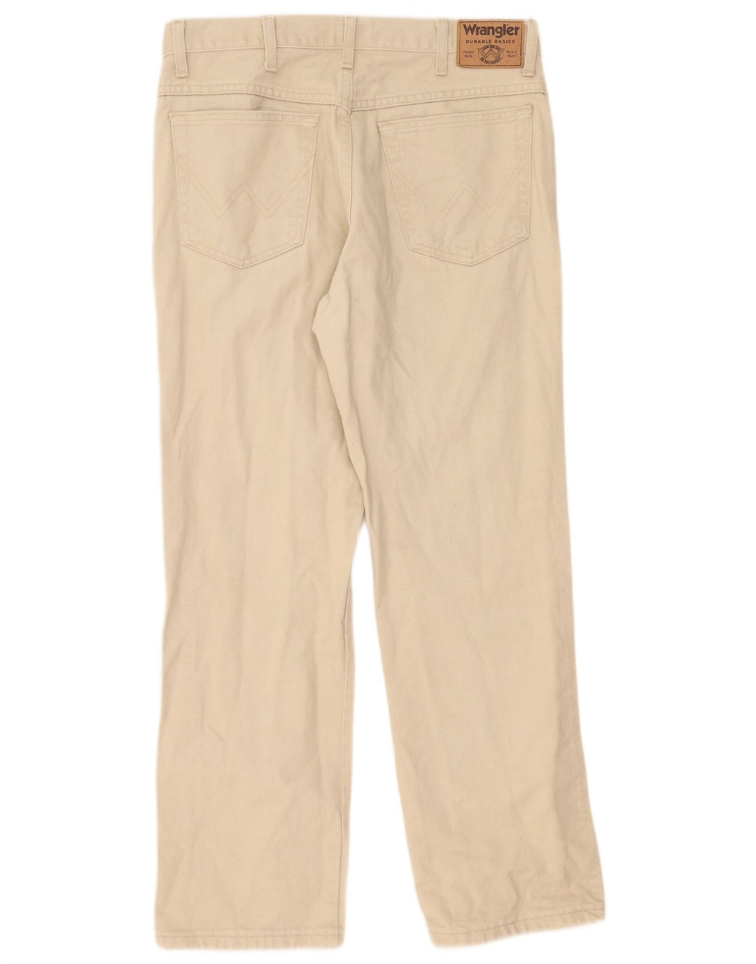 Wrangler Herren Straight Jeans W34 L30 Beige Baumwolle