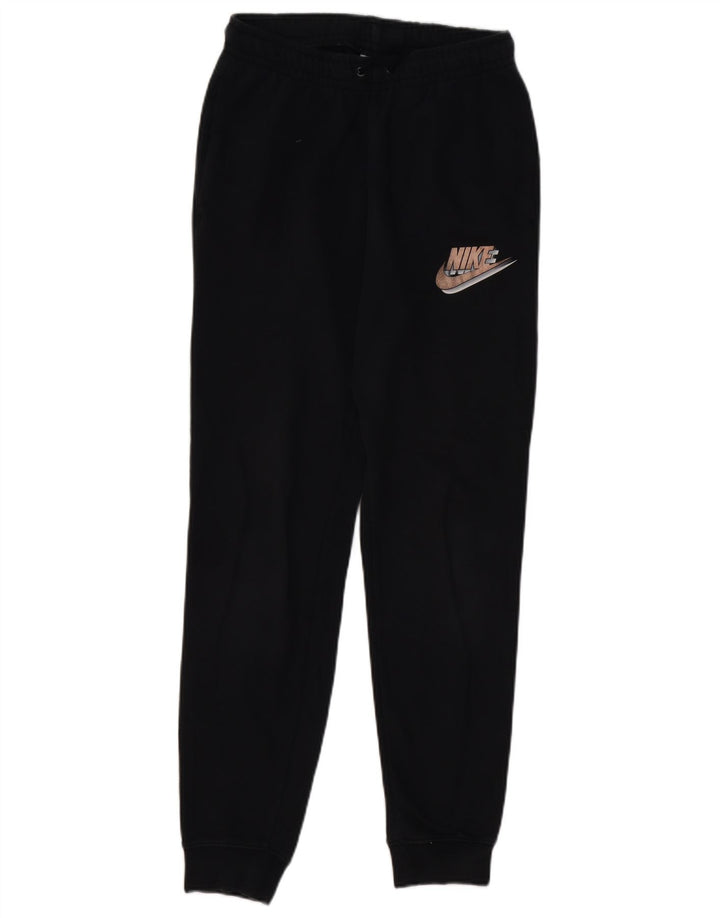 Nike Herren-Trainingshose mit Grafik, Jogginghose, Größe S, Schwarz, Baumwolle