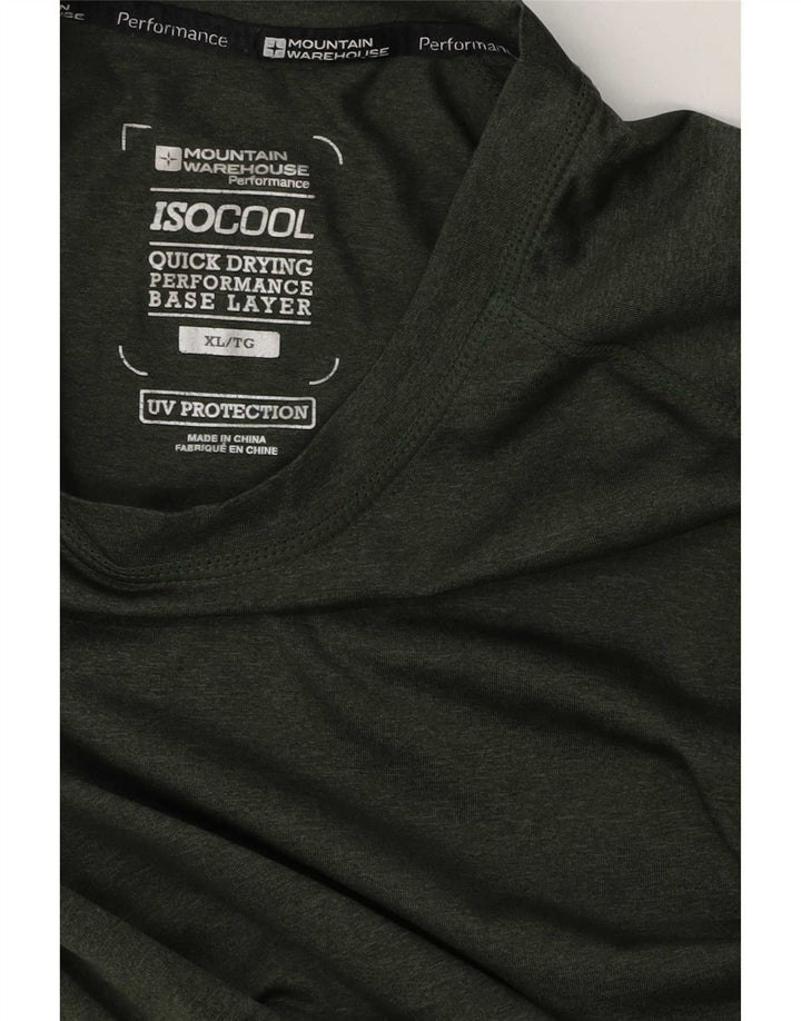 Mountain Warehouse Herren IsoCool T-Shirt-Oberteil XL Grün