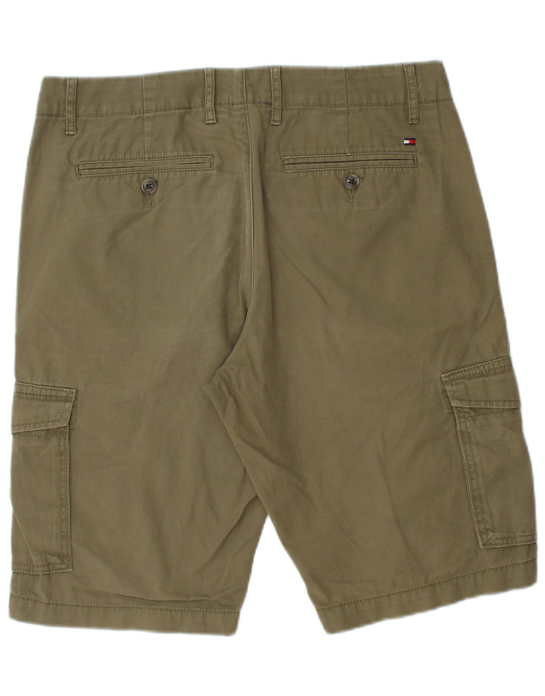 Tommy Hilfiger Herren Cargoshorts W32 Medium Khaki Baumwolle