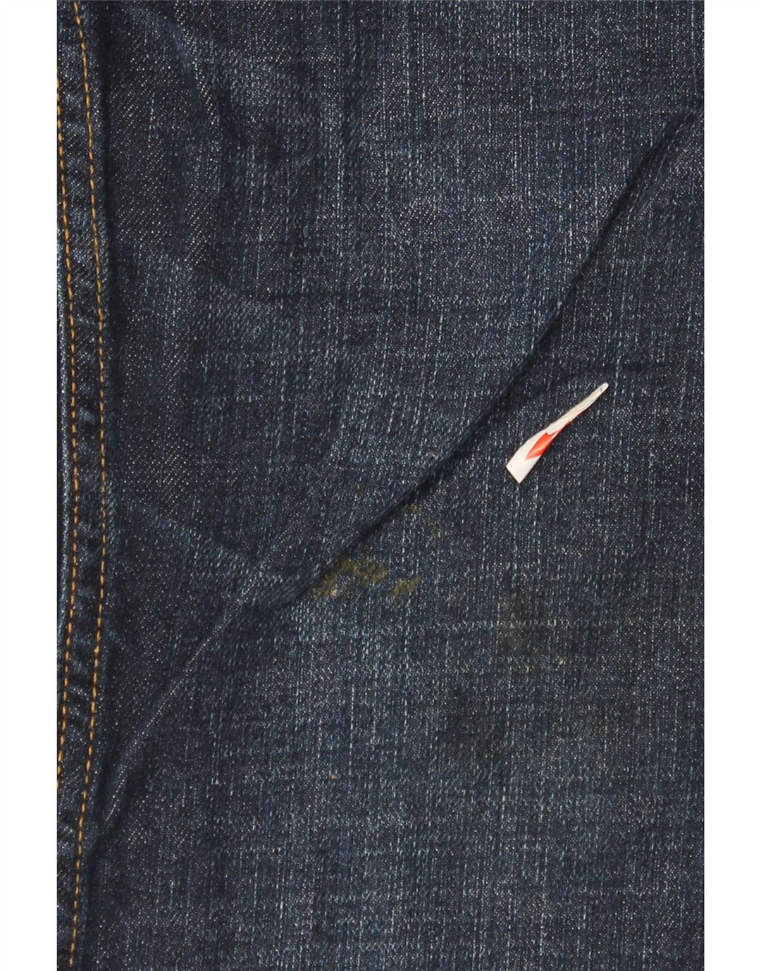 Weird Fish Damen Straight Jeans W36 L28 Marineblaue Baumwolle