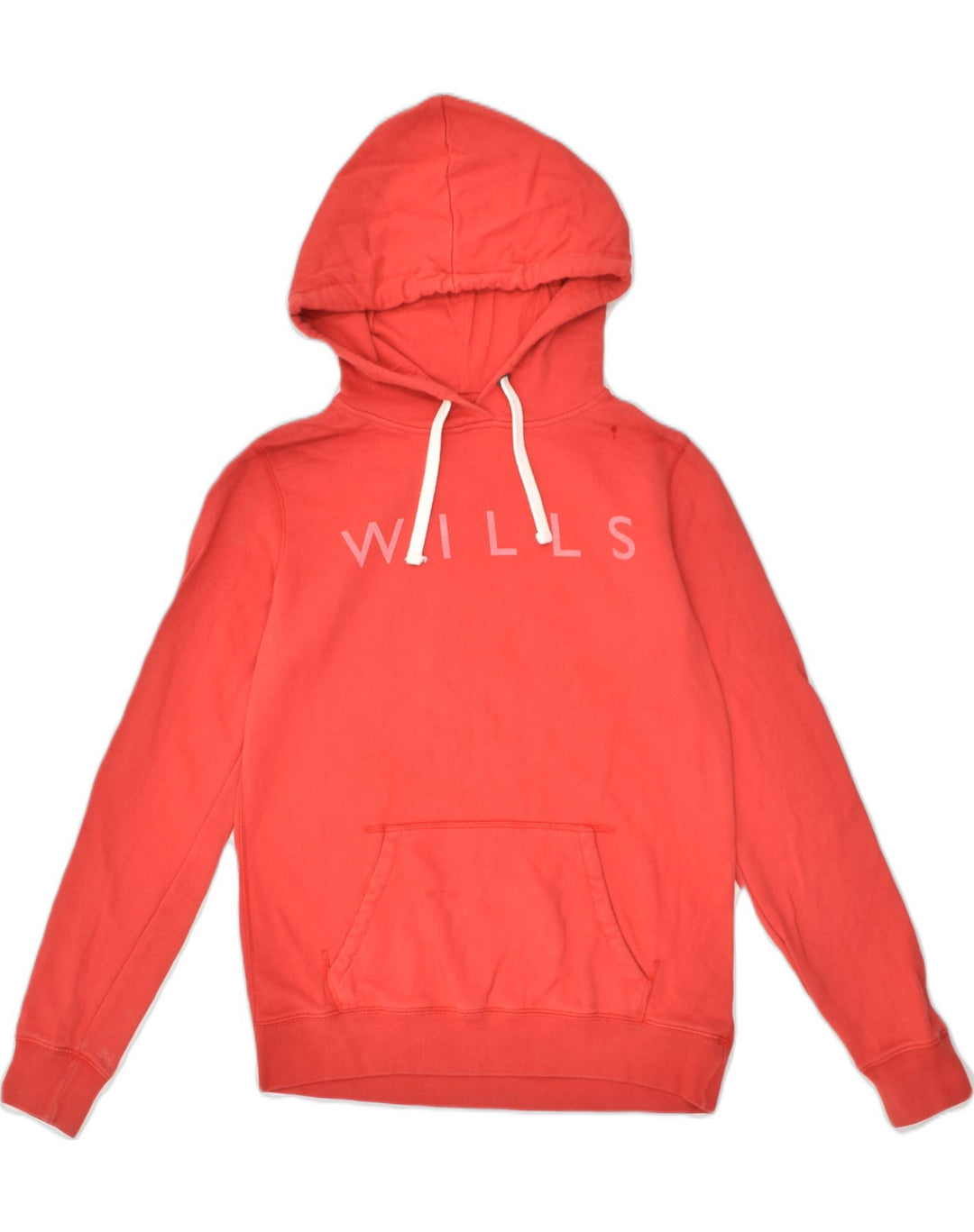 JACK WILLS Womens Classic Fit Graphic Hoodie Jumper UK 10 Small  Red | Vintage Jack Wills | Thrift | Second-Hand Jack Wills | Used Clothing | Messina Hembry 