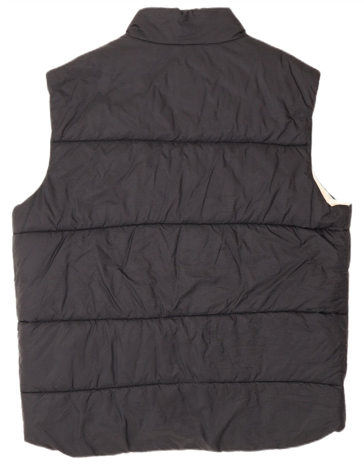 North Sails Herren Reversible Wattierte Weste UK 42 XL Schwarz Polyamid