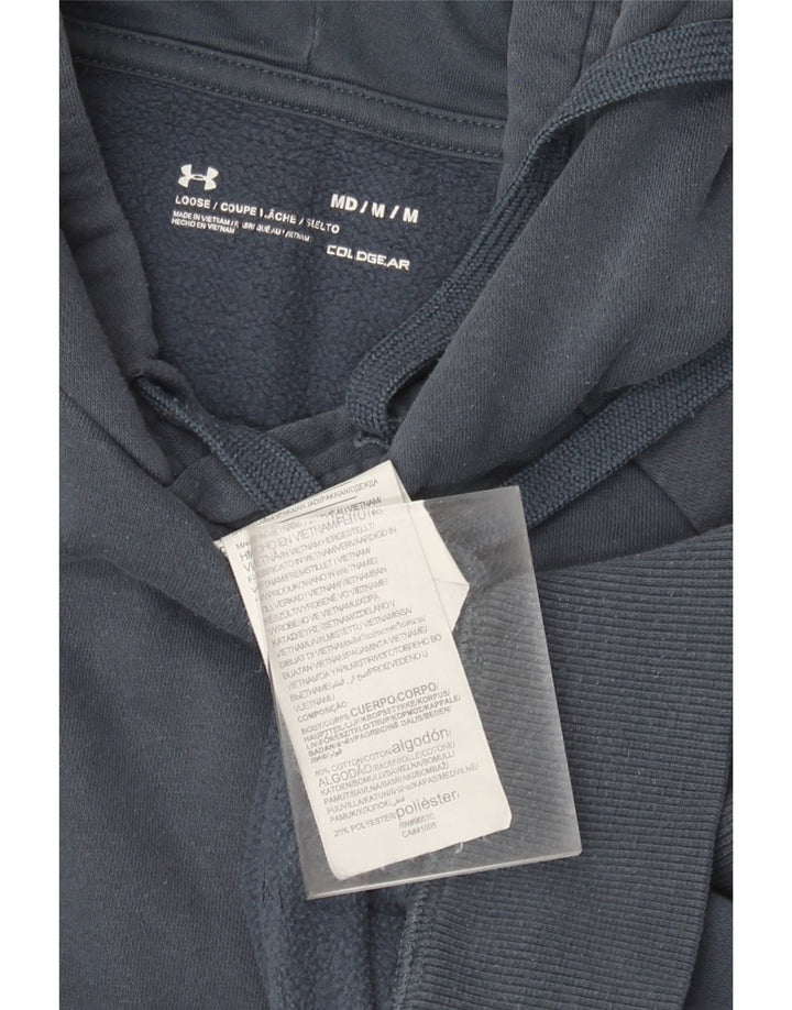 Under Armour Herren-Kapuzenpullover aus Baumwolle in mittlerem Marineblau
