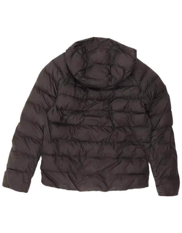 Nike Mädchen-Kapuzenjacke, gepolstert, 13–14 Jahre, XL, Schwarz, Polyester
