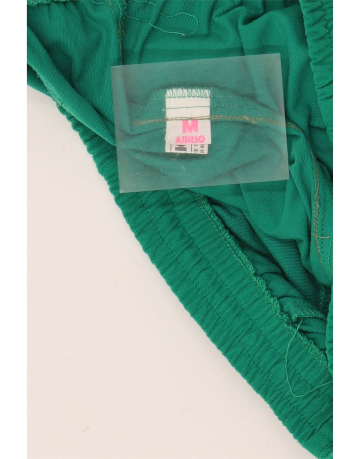 Vintage Damen-Trainingsanzug, UK 14, Mittelgrün, Farbblock-Polyester
