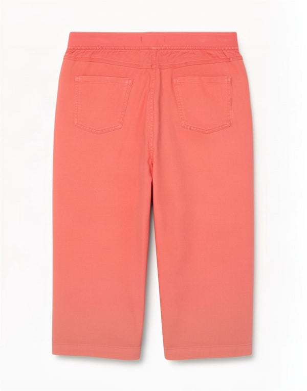 Marks & Spencer Damen Caprihose UK 18 XL W38 L20 Rosa Leinen