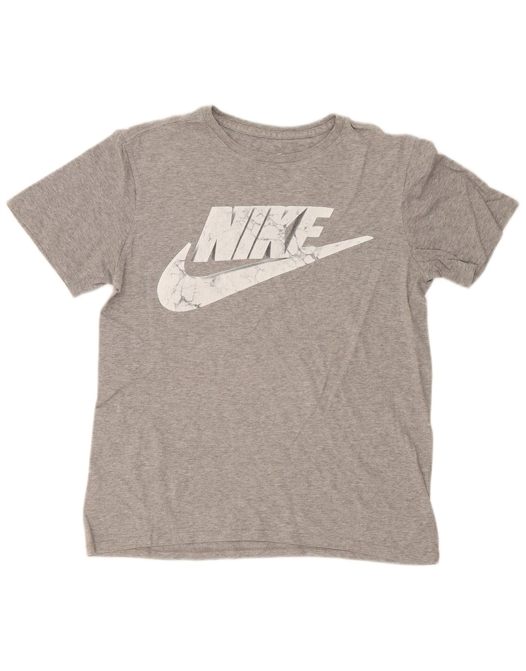 Nike Herren-T-Shirt mit sportlichem Schnitt und Grafik, Größe S, Grau meliert