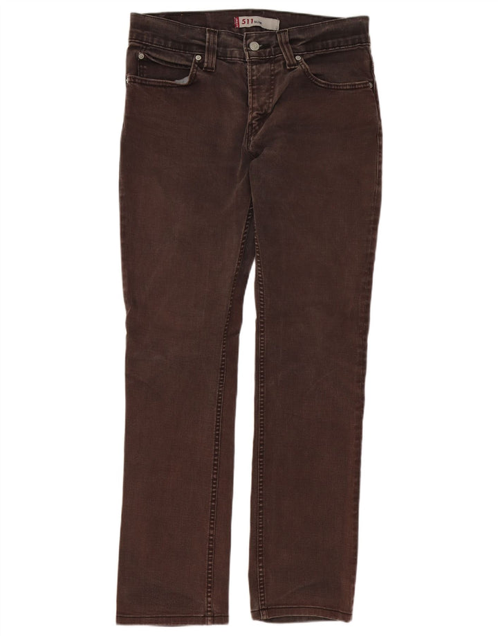 Levi's Herren 511 Slim Jeans W32 L30 Braun