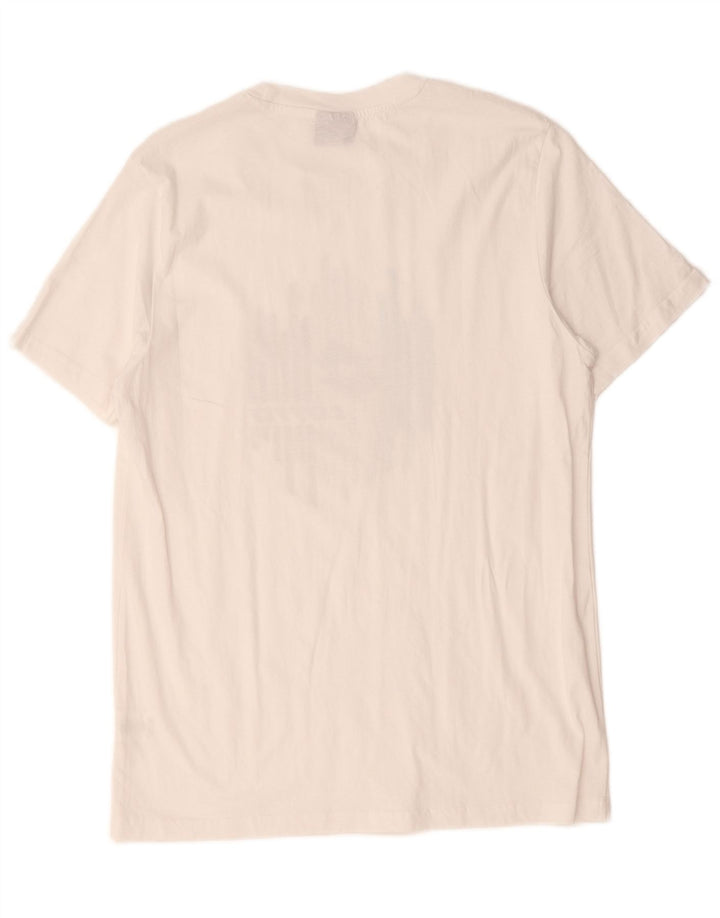 Lotto Herren-T-Shirt mit Grafik, Größe L, aus weißer Baumwolle