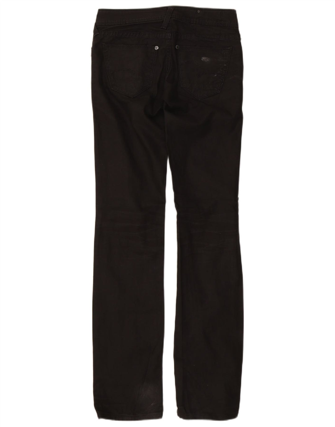 G-Star Damen Straight Jeans W29 L34 Schwarze Baumwolle