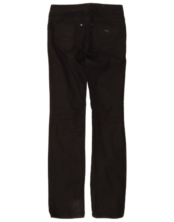 G-Star Damen Straight Jeans W29 L34 Schwarze Baumwolle