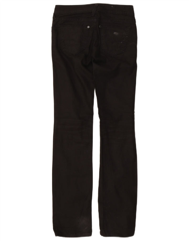 G-Star Damen Straight Jeans W29 L34 Schwarze Baumwolle