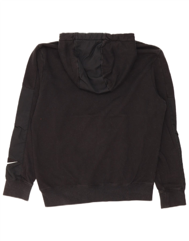 Nike Herren-Kapuzenpullover mit Grafik, Größe S, Schwarz, Baumwolle